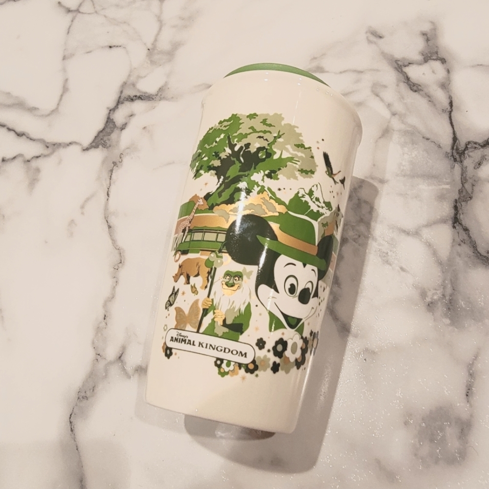 Disney Parks Animal Kingdom Starbucks Ceramic Travel Tumbler